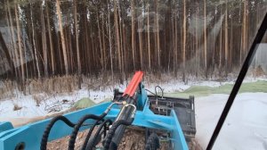 SHTORM ZL20. Закапываю канаву китайским фронтальным погрузчиком.