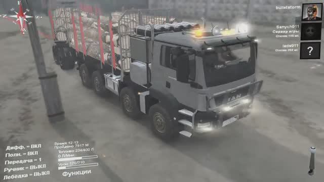 SpinTires - Карта для Друзей#2 11 Пилорамм 18+ смотреть онлайн