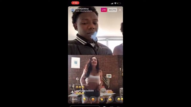 Jackboy Dissing And Telling A White Girl What To Do Instagram Live July 18, 2020 смотреть онлайн