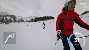 Курмаёр. Спуск по трассам № 12, 13 и 25