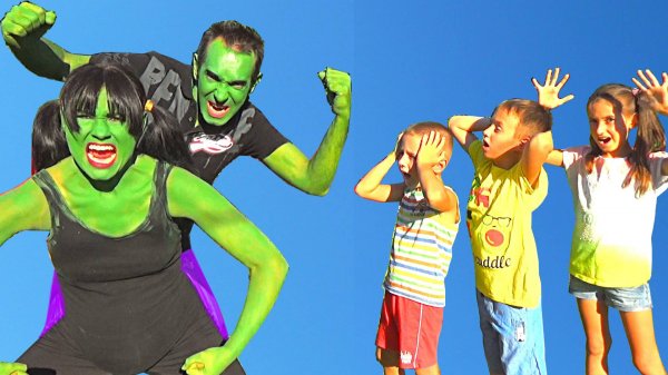 Папа и мама стали Халками?!?