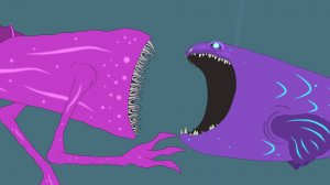 Блуп против Морского Пожирателя | Анимация