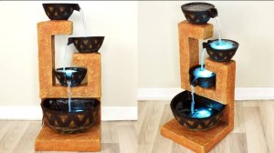 Как сделать фонтан из цемента своими руками.