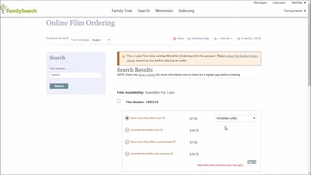 FamilySearch Catalog