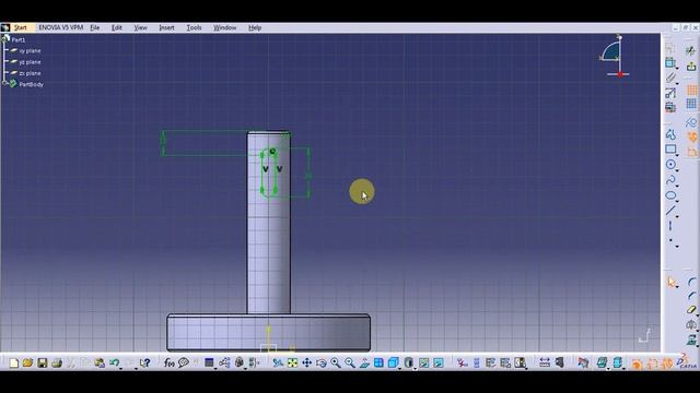 CATIA Tutorial – How to create oscillating mechanism (parts design) – PART 2 смотреть онлайн