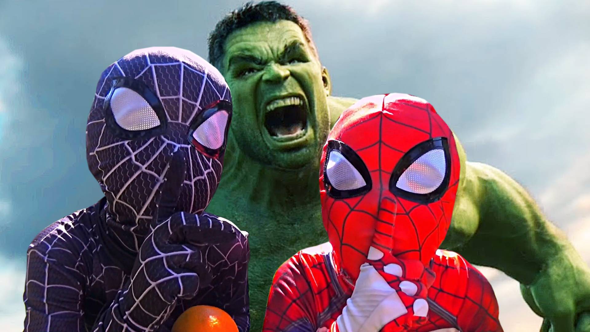 Человек Паук и Черный Человек Паук против ХАЛКА смотреть онлайн