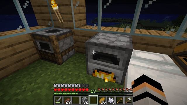 Minecraft прохождение в выживание часть 2