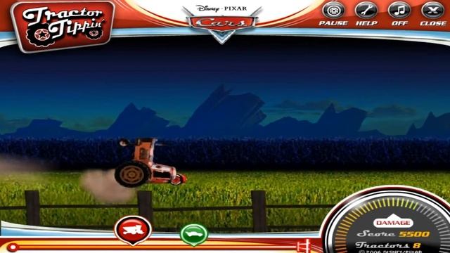 Комбайн Фрэнк преследует Молнию Маквина