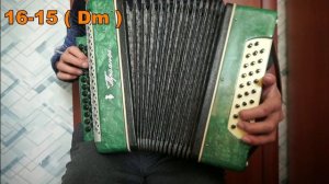 Не могу я тебе в день рождения, разбор на гармони №-412 с цифрами