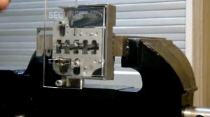 Вскрытие Securemme с отсечной сувальдой 4-1+1-4 самоимпрессия как это работает