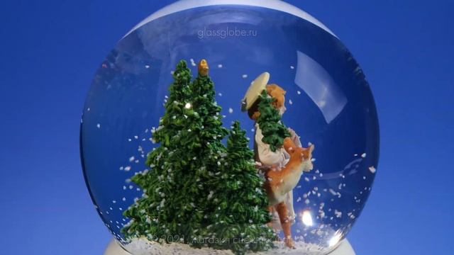 Рождественский снежный шар "Зимний ангел". Christmas Snow Globe смотреть онлайн