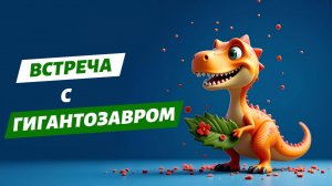 Мир динозавров. 🦕🦖 Встреча с гигантозавром 😱