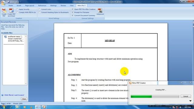 HOW TO CONVERT PDF TO WORD AND WORD TO PDF USING NITRO PDF SOFTWARE смотреть онлайн