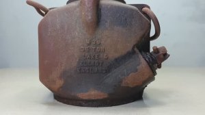 Восстановление старого 35 тонного домкрата.