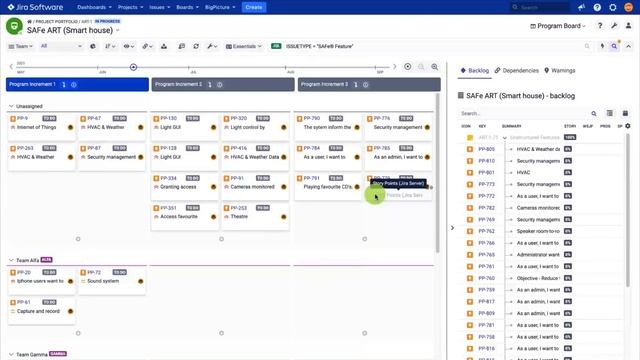 SAFe® With BigPicture - PI Planning In 5 Minutes
