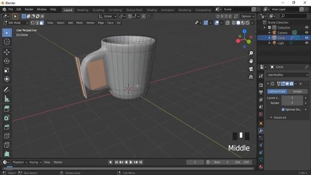 Blender 3D - How To Model A Cup in Blender 2.9 смотреть онлайн