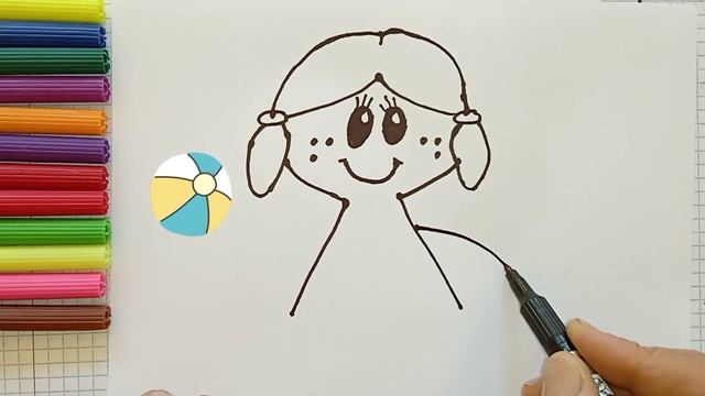 Drawing a puppet for children | बच्चों के लिए कठपुतली बनाना | Menggambar boneka untuk anak-anak смотреть онлайн