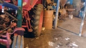 Самодельный трактор толкает снег. Влог часть 2
