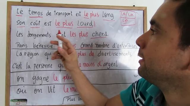 Superlativos en Francés : Le plus, Le Moins, consideraciones para utilizarlos!! смотреть онлайн