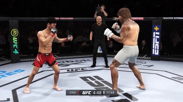 Doo-ho Choi vs. Beastlike Titan (EA sports UFC 4) смотреть онлайн