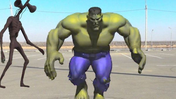 ХАЛК против СИРЕНОГОЛОВОГО