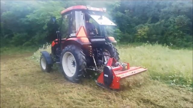 YTO 454 - malčiranje - Panex agm mower смотреть онлайн