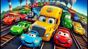 Машинки мультики для малышей про Молнию Маквина и его друзей! Детские мультики смотреть бесплатно