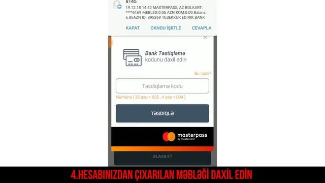 Masterpass kart əlavə etmə qaydası как добавить карту в masterpass смотреть онлайн