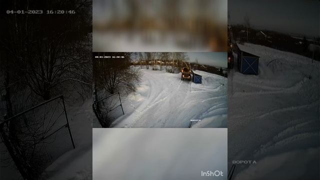 Чистка снега в Мечте 04.01.2023! смотреть онлайн