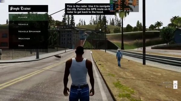 لاول مرة😍/GTA SA definitive edition cheat menu mod