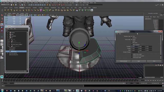Intro To Game Asset Creation 006 Proxy Modeling The Cannon смотреть онлайн