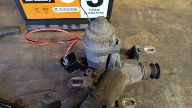 SMART FORTWO 450 CLUTCH ACTUATOR TESTING.