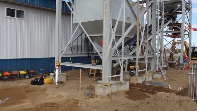 Belgrade Steel Tank Concrete Batch Plant installation and set-up. смотреть онлайн