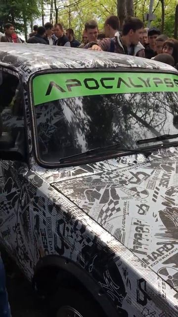 АВТОЗВУК 2018 Пятигорск . Ваз 2107 разрывается от Бассов. смотреть онлайн