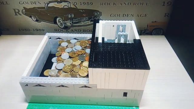 Монето-толкатель из Лего!!! С крутыми механизмом смотреть онлайн