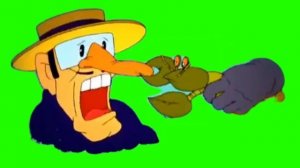 Сыщика укусил Рак За нос Футаж