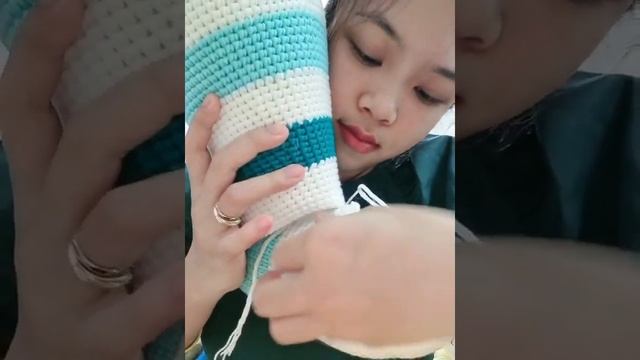 [Amigurumi] Instructions to sew a crochet cat смотреть онлайн