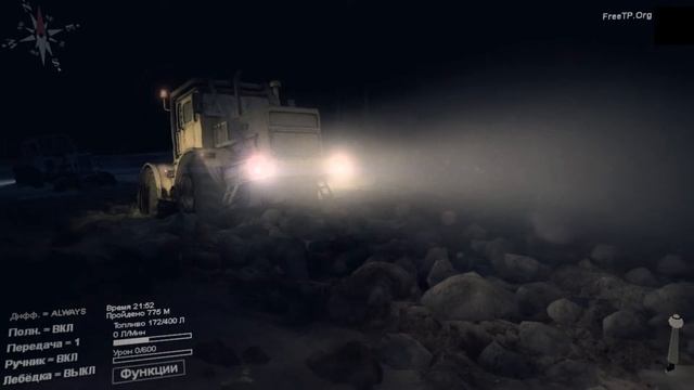 Синий трактор в грязи #2 часть SpinTires смотреть онлайн