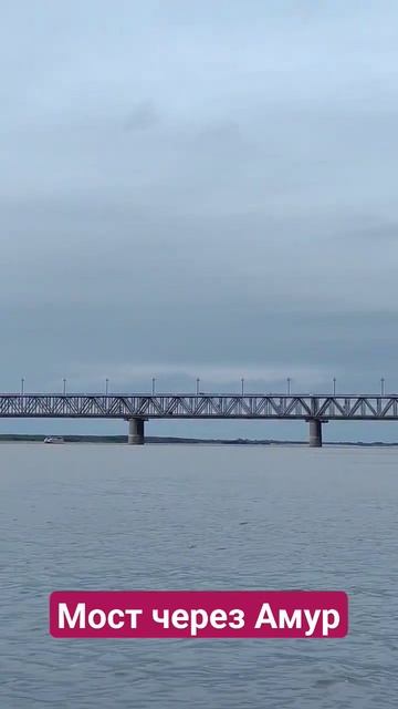 мост через Амур #хабаровск #хабаровскийкрай #река #амур смотреть онлайн