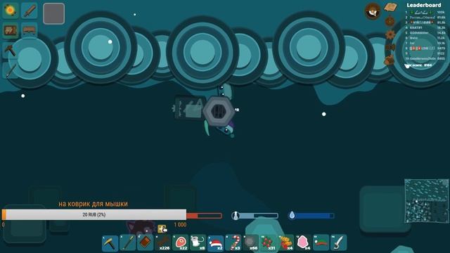 Новый год в игре Starve.io беру топ 1 !!! смотреть онлайн