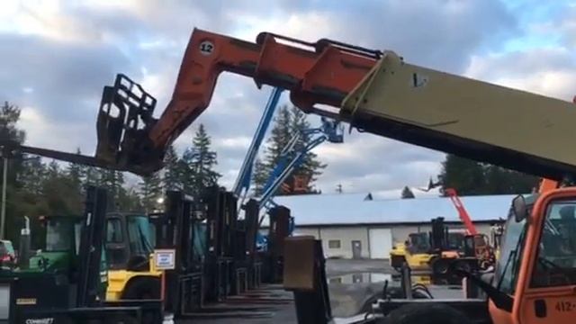 FOR SALE, LEAVITT MACHINERY - USED 2012 JLG G12-55A TELEHANDLER смотреть онлайн