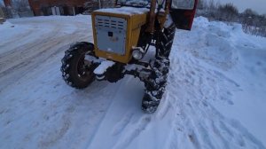 Поездка за трактором Т 30\/Ride for the T 30 tractor