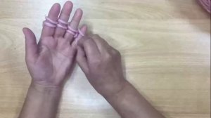 МК Шарфик в технике вязания на пальцах  ПДО Ургенешбаева И И