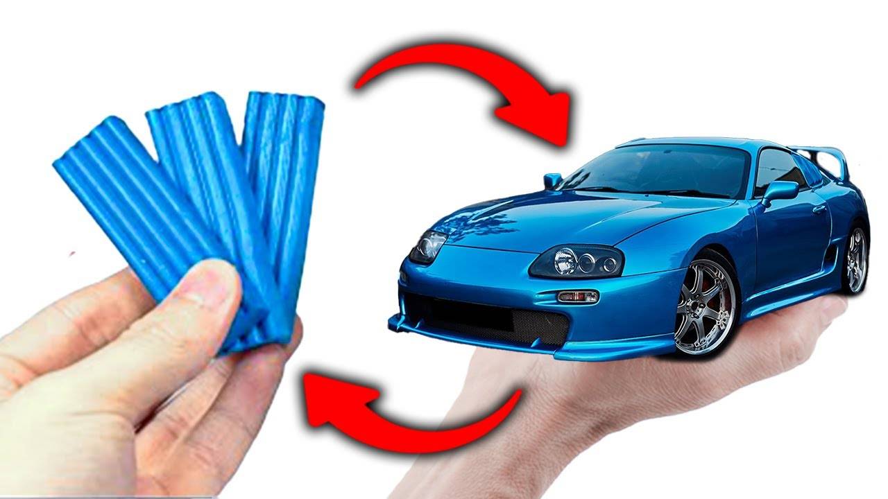 Лепим Supra A80 из ПЛАСТИЛИНА! Легендарный СПОРТКАР! смотреть онлайн