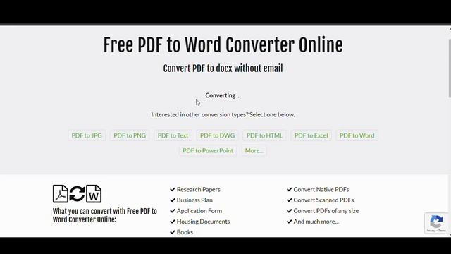 How To Convert PDF To Word / Free Online Converter Without Email Request