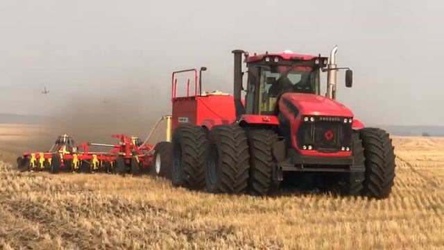 К 739М Ст1 в работе с посевным комплексом Агратор 9800 смотреть онлайн