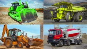 Изучаем строительный транспорт и спецтехнику для детей. Викторина - видео для детей