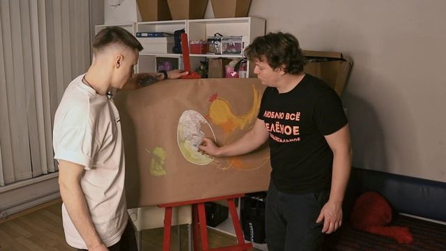 Сергей Друзьяк рисует вместе с #жукографика смотреть онлайн