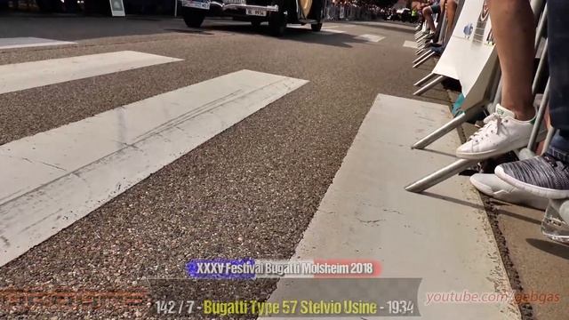 Bugatti Type 57 Stelvio Usine 1934 - 2018 - Molsheim смотреть онлайн
