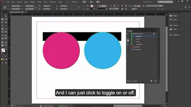 Stack And Layer Objects In InDesign Cc